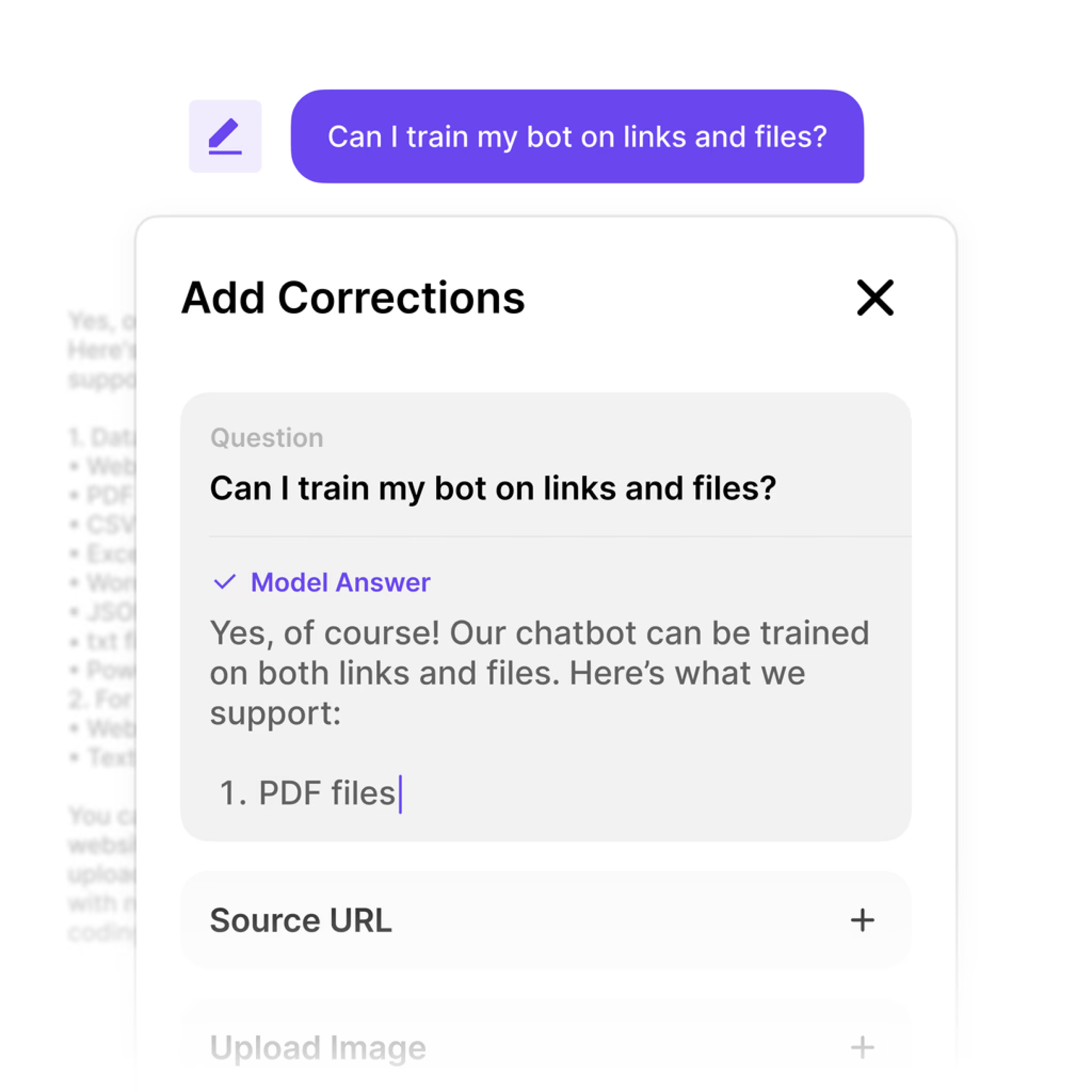 Ilustración de entrenar chatbot en tiempo real